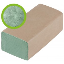 Ręcznik papierowy makulaturowy składany ZZ WELMAX Velis 1W ZIELONY 200szt.