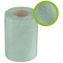 Ręcznik papierowy makulaturowy WELMAX Velisso MINI 1W ZIELONY 60m 1szt.