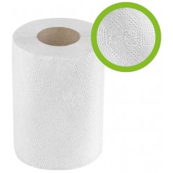 Ręcznik papierowy makulaturowy WELMAX Velisso MINI 1W BIAŁY 60m 1szt.
