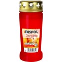Znicz parafinowy plastikowy BISPOL V4C 70H 1szt.