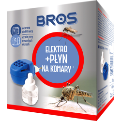 Urządzenie na komary BROS Elektro + Płyn 40ml