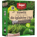 Nawóz Zadbane Iglaki do iglaków i tui z mączką bazaltową TARGET 1kg