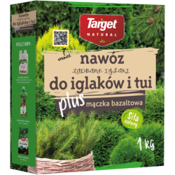 Nawóz Zadbane Iglaki do iglaków i tui z mączką bazaltową TARGET 1kg