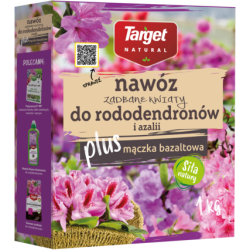 Nawóz Zadbane Kwiaty do rododendronów i azalii z mączką bazaltową TARGET 1kg