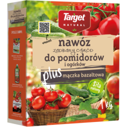 Nawóz Zadbany Ogród do pomidorów i ogórków z mączką bazaltową TARGET 1kg