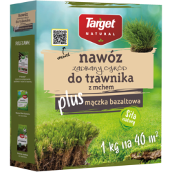 Nawóz Zadbany Ogród do trawnika ograniczający mech z mączka bazaltowa TARGET 1kg