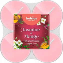 Podgrzewacze zapachowe BOLSIUS Floral Fusion 8H 8szt. JAŚMIN - MANGO
