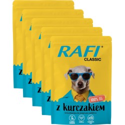 Mokra karma dla psa DOLINA NOTECI Rafi Classic 400g z KURCZAKIEM 5szt.