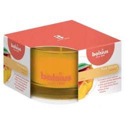 Świeca zapachowa w szkle BOLSIUS True Scents 14H MANGO