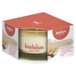 Świeca zapachowa w szkle BOLSIUS True Scents 14H WANILIA