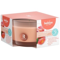 Świeca zapachowa w szkle BOLSIUS True Scents 14H BRZOSKWINIA