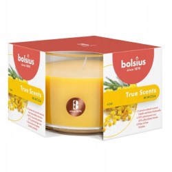 Świeca zapachowa w szkle BOLSIUS True Scents 24H MIMOZA