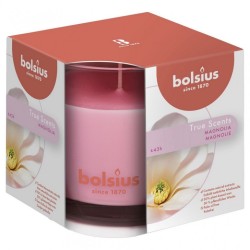 Świeca zapachowa w szkle BOLSIUS True Scents 43H MAGNOLIA