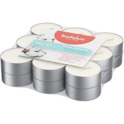 Podgrzewacze zapachowe BOLSIUS True Scents 4H 18szt. ŚWIEŻA BAWEŁNA