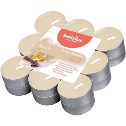 Podgrzewacze zapachowe BOLSIUS True Scents 4H 18szt. WANILIA