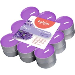 Podgrzewacze zapachowe BOLSIUS True Scents 4H 18szt. LAWENDA