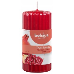 Świeca pieńkowa walec BOLSIUS True Scents 33H 12CM GRANAT