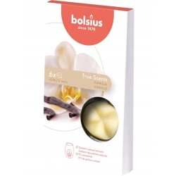 Wosk zapachowy do kominka BOLSIUS True Scents 6szt. WANILIA