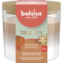 Świeca zapachowa w szkle BOLSIUS True Joy 21H ORIENTAL SOFTNESS