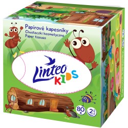 Chusteczki higieniczne LINTEO Kids 2W 80szt. CUBE