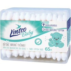 Patyczki higieniczne LINTEO Baby 65szt. BOX