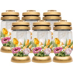 Znicz szklany BOLSIUS 3S Wiosna 36H 6szt.