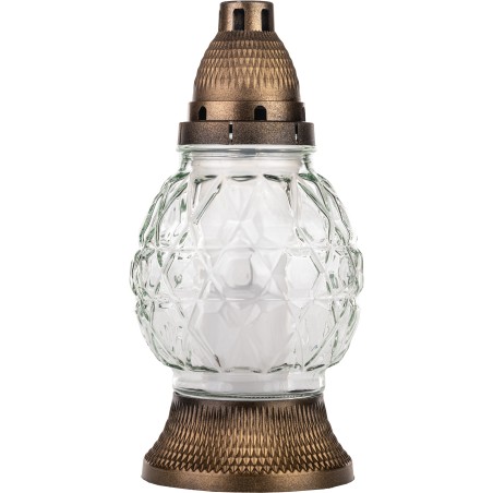 Znicz szklany Z-326 - 22H 6szt. TRANSPARENTNY