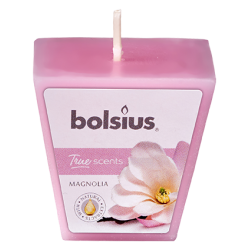 Wosk zapachowy kwadratowy BOLSIUS True Scents 14H MAGNOLIA