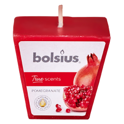 Wosk zapachowy kwadratowy BOLSIUS True Scents 14H GRANAT
