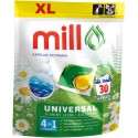 Kapsułki do prania tkanin jasnych i kolorowych MILL Universal 30szt.