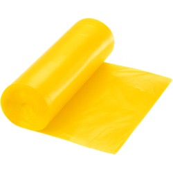 LDPE Worki na śmieci 120L 25szt. ŻÓŁTE