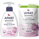 ZESTAW Mydło w płynie z dozownikiem APART Creamy Care 300ml MAGNOLIA + Zapas 400ml
