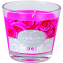 Świeca zapachowa w szkle CANDLESENSE 26H RÓŻA