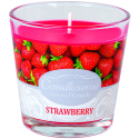 Świeca zapachowa w szkle CANDLESENSE 26H TRUSKAWKA