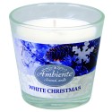 Świeca zapachowa w szkle CANDLESENSE 26H BIAŁE ŚWIĘTA