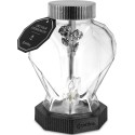 Znicz solarny LED CORTINA 2/25/ZSC SERCE 22CM GRANITOWY