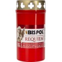 Znicz parafinowy plastikowy BISPOL Requiem V1-130C 1szt.