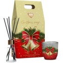 Zestaw prezentowy BISPOL Aura Candles (Świeca, Dyfuzor) CHRISTMAS MAGIC