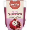 Świeca zapachowa w szkle BOLSIUS True Scents 25H GRANAT