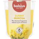 Świeca zapachowa w szkle BOLSIUS True Scents 25H MIMOZA