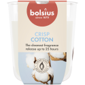 Świeca zapachowa w szkle BOLSIUS True Scents 25H ŚWIEŻA BAWEŁNA