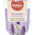 Świeca zapachowa w szkle BOLSIUS True Scents 25H LAWENDA