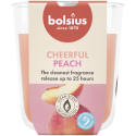 Świeca zapachowa w szkle BOLSIUS True Scents 25H BRZOSKWINIA