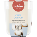 Świeca zapachowa w szkle BOLSIUS True Scents 45H ŚWIEŻA BAWEŁNA