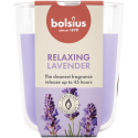 Świeca zapachowa w szkle BOLSIUS True Scents 45H LAWENDA