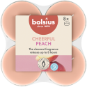 Podgrzewacze zapachowe BOLSIUS True Scents 8H 8szt. BRZOSKWINIA