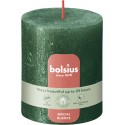Świeca rustykalna BOLSIUS Special 35H 8CM ZIELONY SOSNOWY