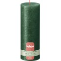 Świeca rustykalna BOLSIUS Special 85H 19CM ZIELONY SOSNOWY