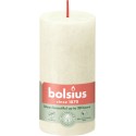 Świeca rustykalna BOLSIUS 30H 10CM DELIKATNY PERŁOWY