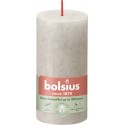 Świeca rustykalna BOLSIUS 30H 10CM SZARY PIASEK